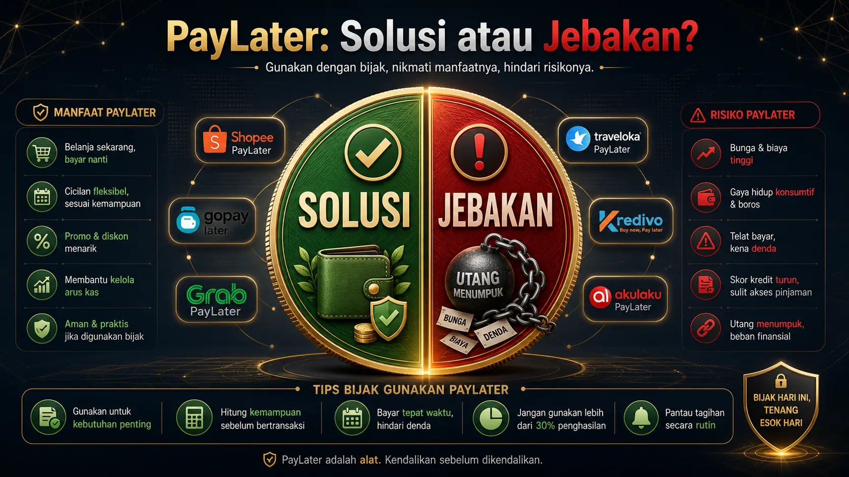 Ilustrasi PayLater solusi atau jebakan